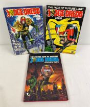 3 vintage 1980's Judge Dredd annuals, from 1986, 87 and 1988. All in very good condition.