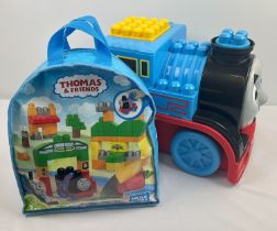 2 Thomas the Tank Engine Mega Bloks play sets. Giant Thomas train with Mega Bloks inside together