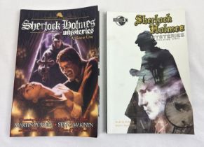 Volume 1 & 2 of Sherlock Holmes Mysteries, graphic novel from Moonstone by Martin Powell,