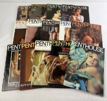 Volume No. 1 complete year set of Penthouse, adult erotic magazine from 1965/6 together with 2 other
