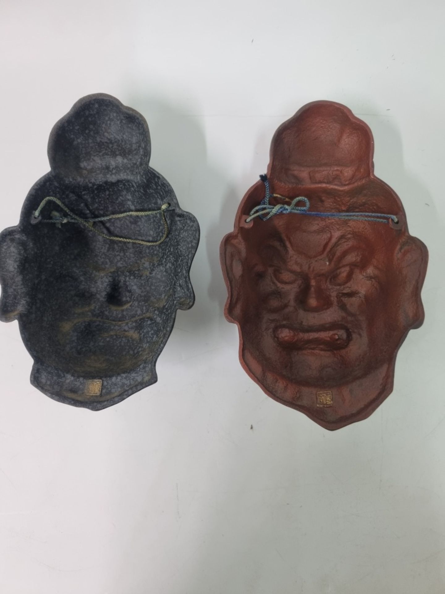 Masken der Nio-Wächterkönige Agyo und Ungyo - Bild 3 aus 10