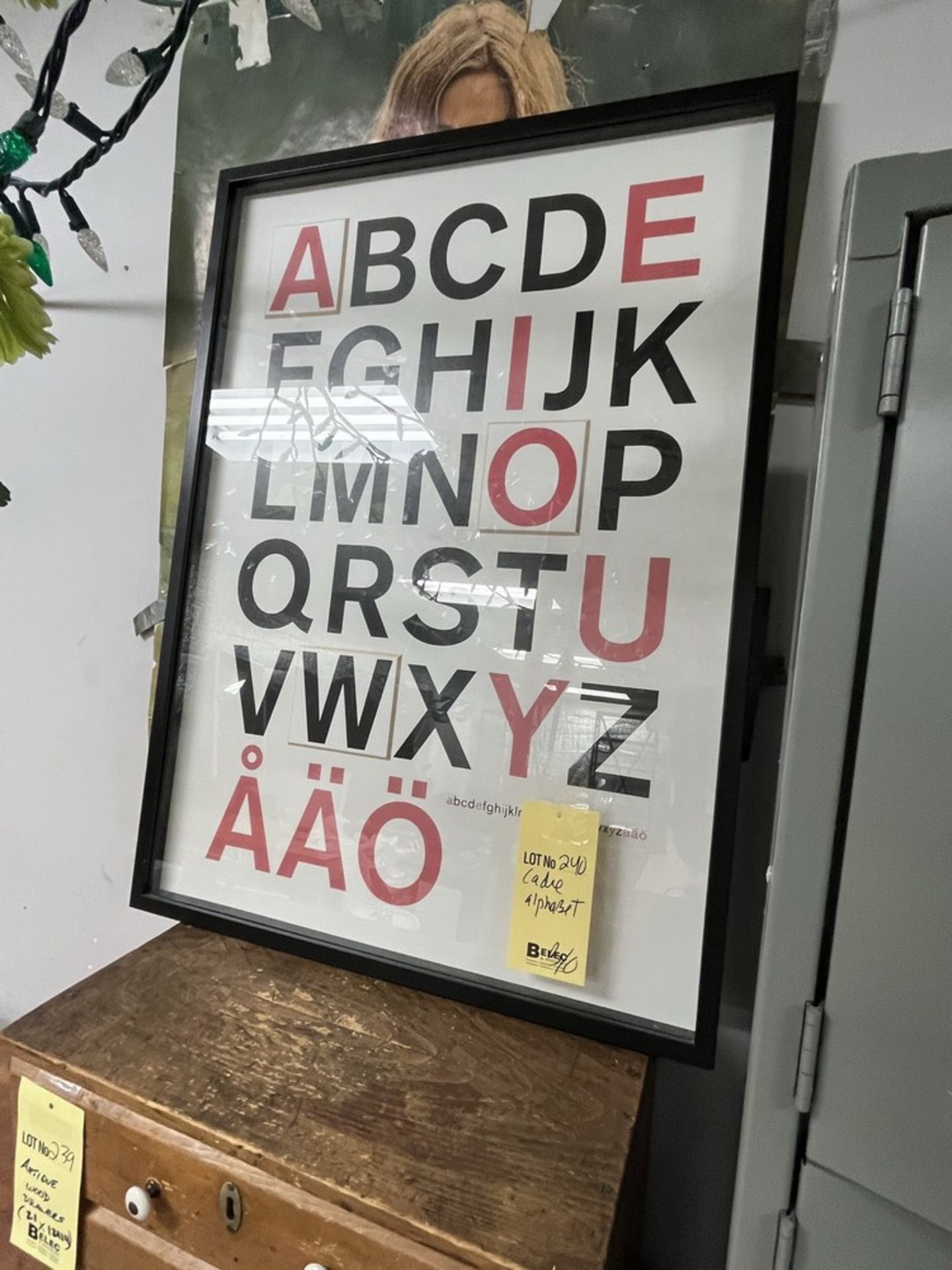 Cadre Vitré ''Alphabet''