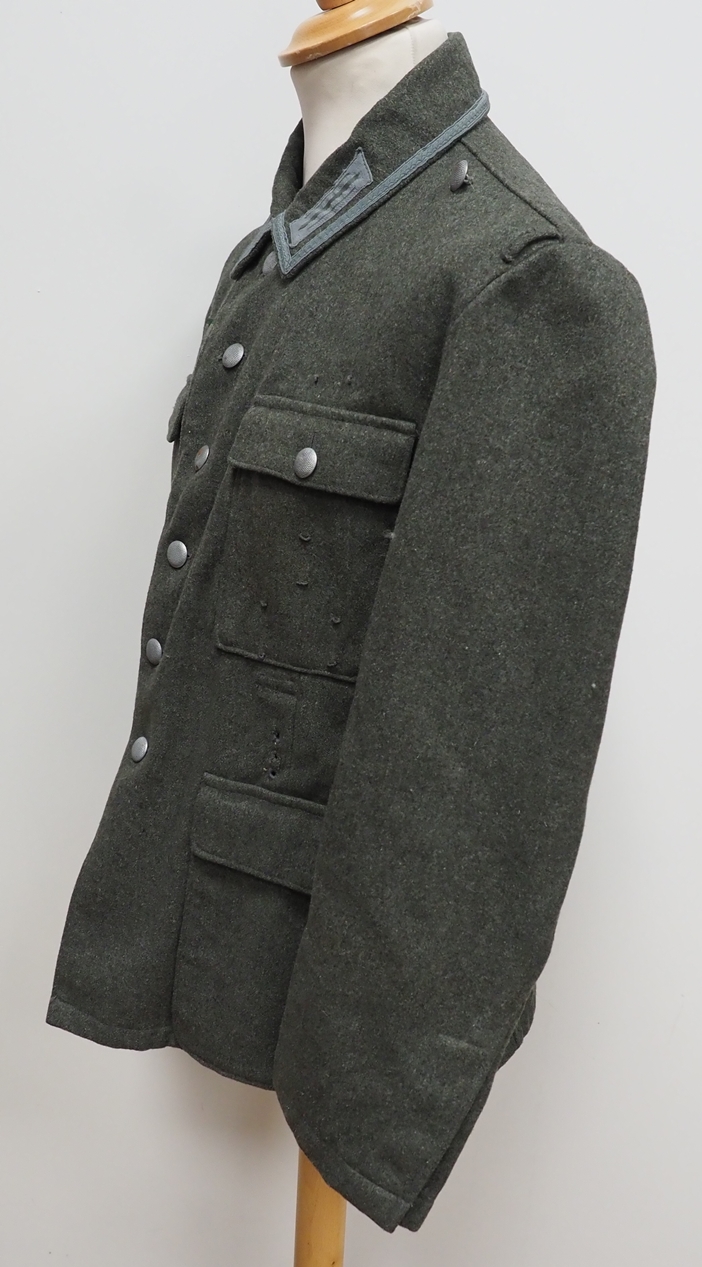 Wehrmacht: Feldjacke M43 eines Unteroffiziers - Kammerstück. - Image 4 of 7