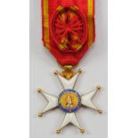 Spanien: Königlicher und Militärischer Orden des hl. Ferdinand, 4. Modell (1823-1856), Offizierskre