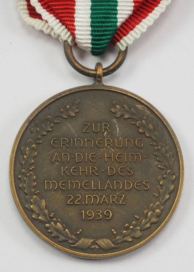 Medaille zur Erinnerung an den 22. März 1939 (Memelland). - Image 2 of 2