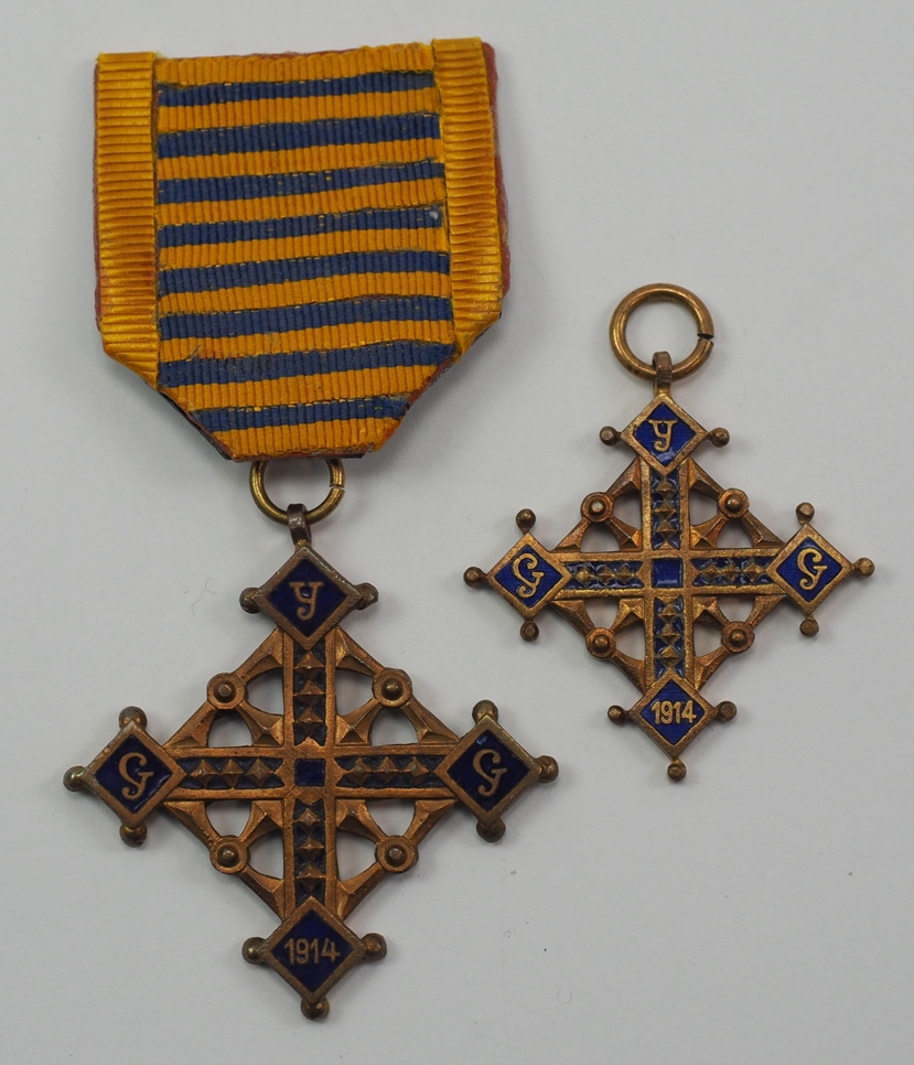 Ukraine: Ehrenkreuz der Sich-Schützen der Ukrainischen Legion - 2 Exemplare.