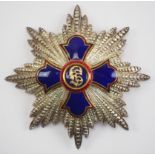 Liechtenstein: Fürstlich liechtensteinischer Verdienstorden, 1. Typ (1937-1967), Großkreuz Stern.