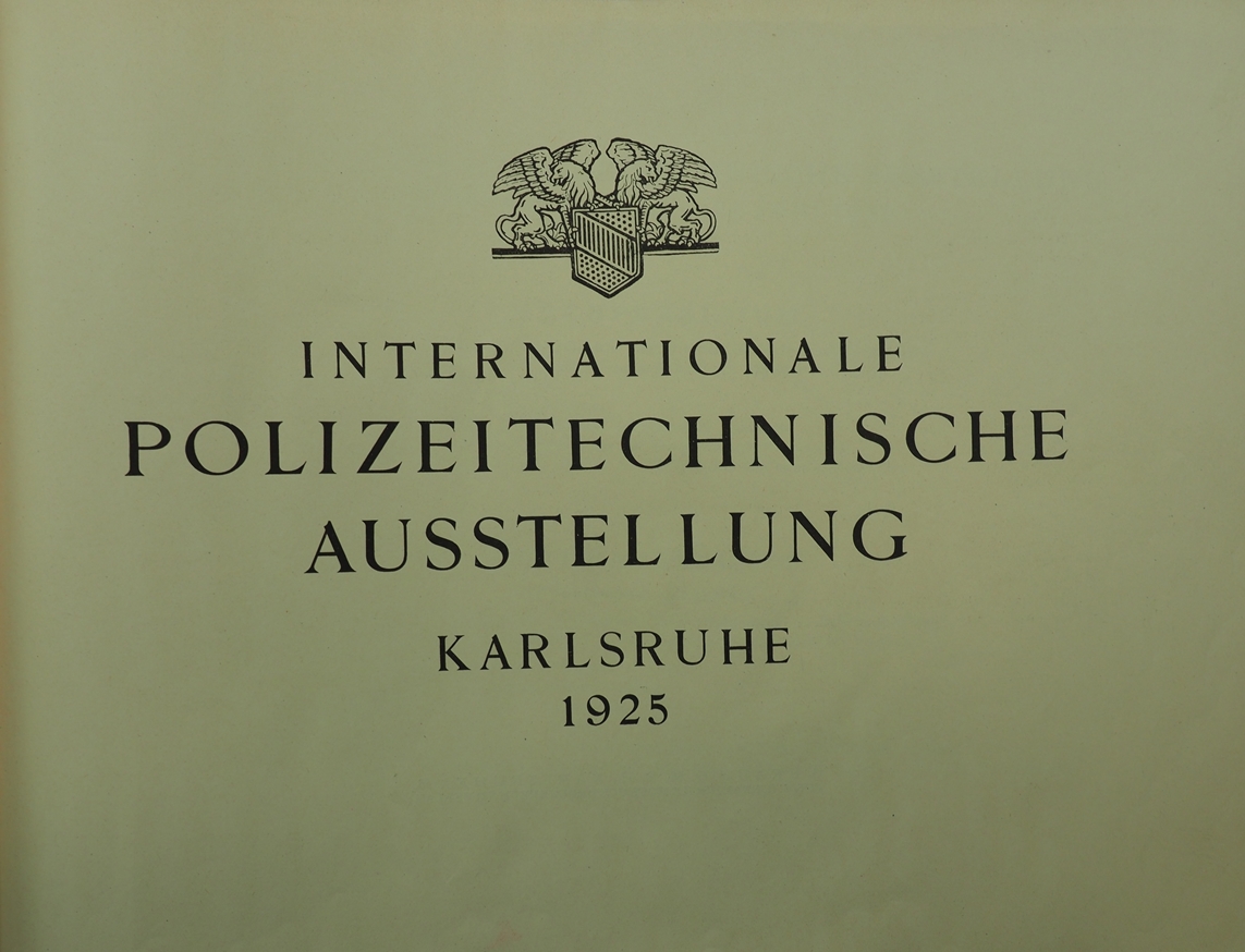 Gundlach, Wilhelm: Die Polizei der Gegenwart in Wort und Bild. - Image 3 of 3