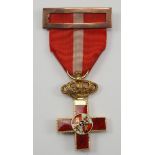Spanien: Militär-Verdienstorden, 6.Modell (1875-1931), rote Abteilung, Kreuz 1. Klasse Reduktion.