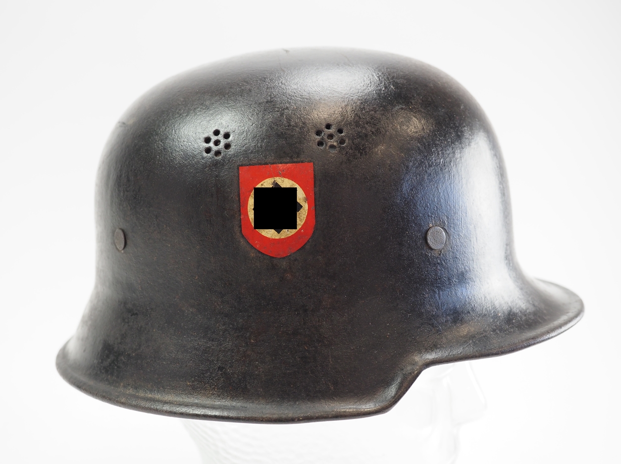 3. Reich: Feuerschutzpolizei Helm. - Image 4 of 7