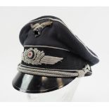 Luftwaffe: Schirmmütze für Offiziere.