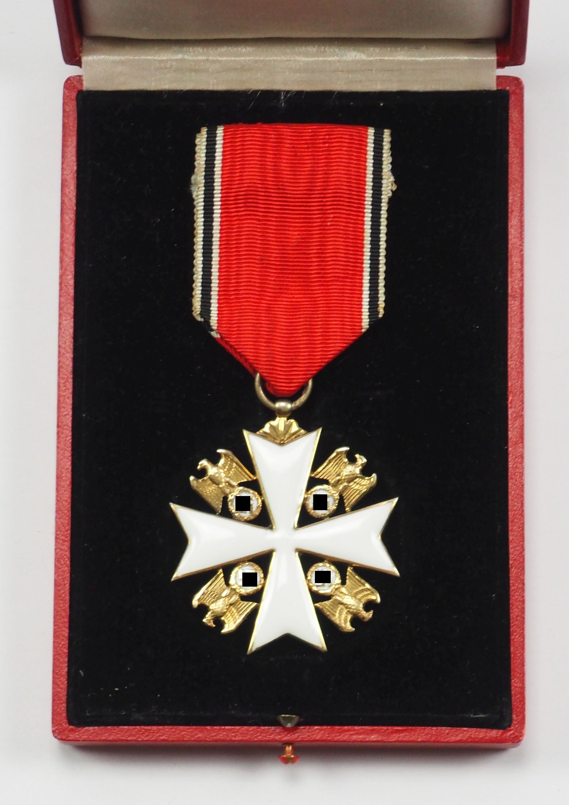 Deutscher Adler Orden, 2. Modell (1939-1945), Verdienstkreuz 3. Stufe, (ab 1943 5. Klasse), im Etui