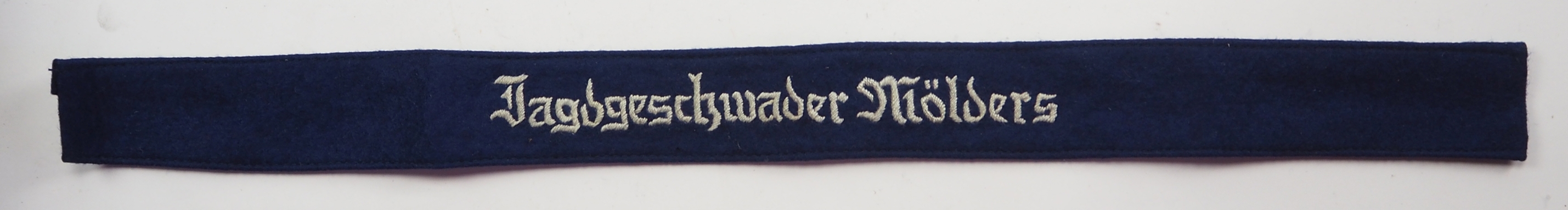 Luftwaffe: Ärmelband Jagdgeschwader Mölders, für Mannschaften. - Image 3 of 3