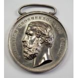 Baden: Silberne Verdienstmedaille, Großherzog Friedrich.