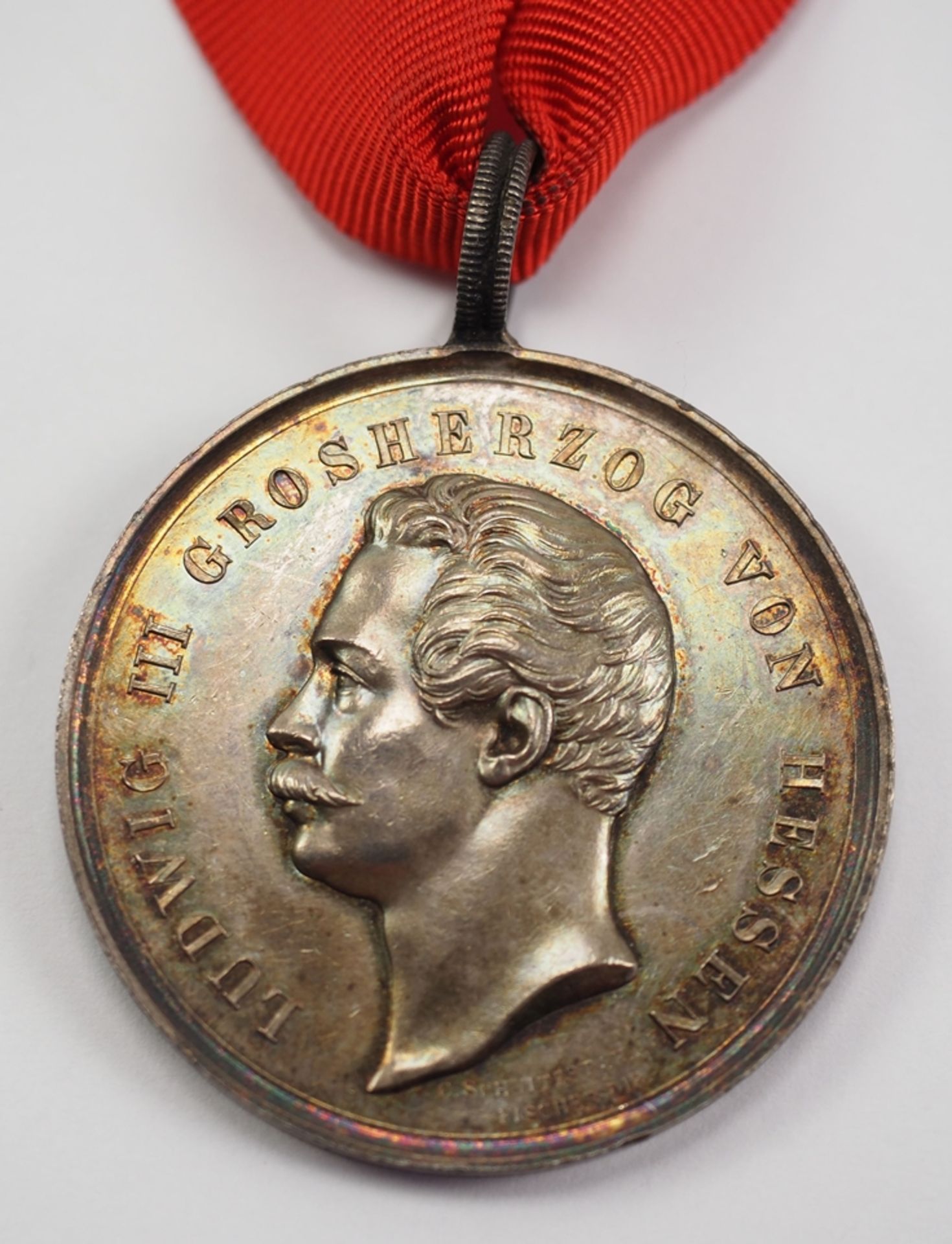 Hessen: Bürgermeister Medaille (Ludwig III Großherzog von Hessen), für das Dorf OHMES.