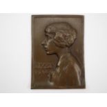 Bronzeplakette "Lizzie 1914".