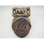 Yoruba, Nigeria: Gelede-Maske.