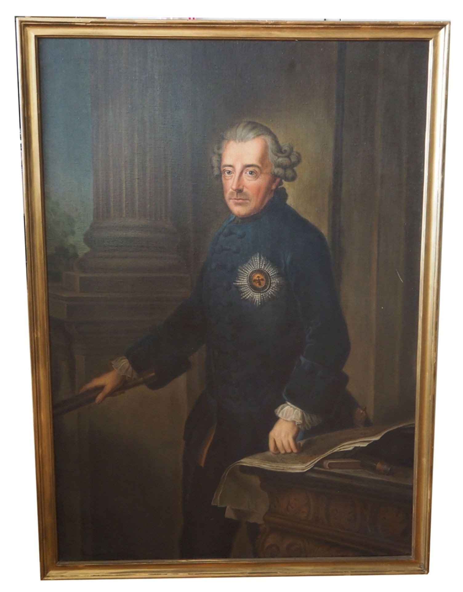 Preussen: Friedrich der Große, n. Johann-Georg Ziesenis d. J. 