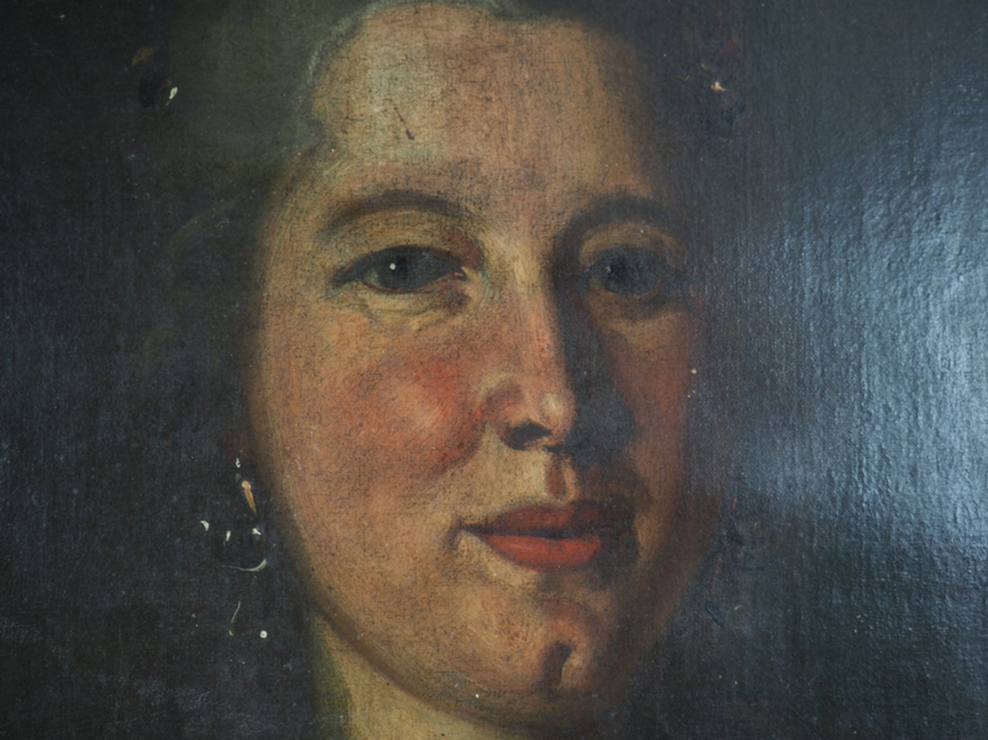 Wilhelmine von Stetten: Damenporträt, 18. Jh.  - Bild 3 aus 6