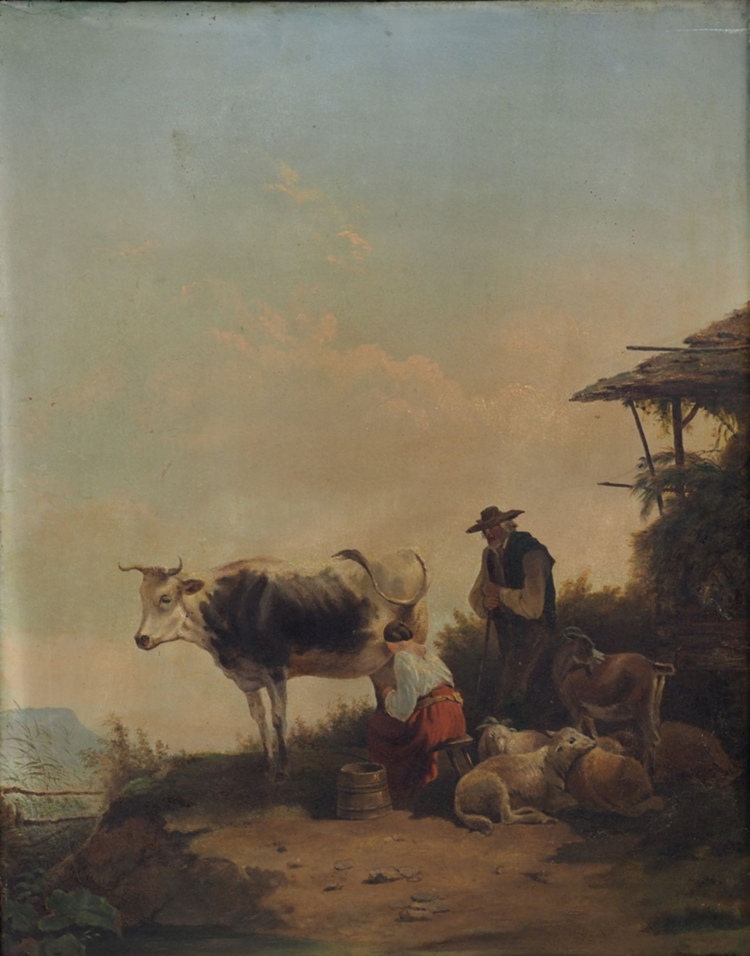 Tiermaler, Die Kuh, um 1900. 