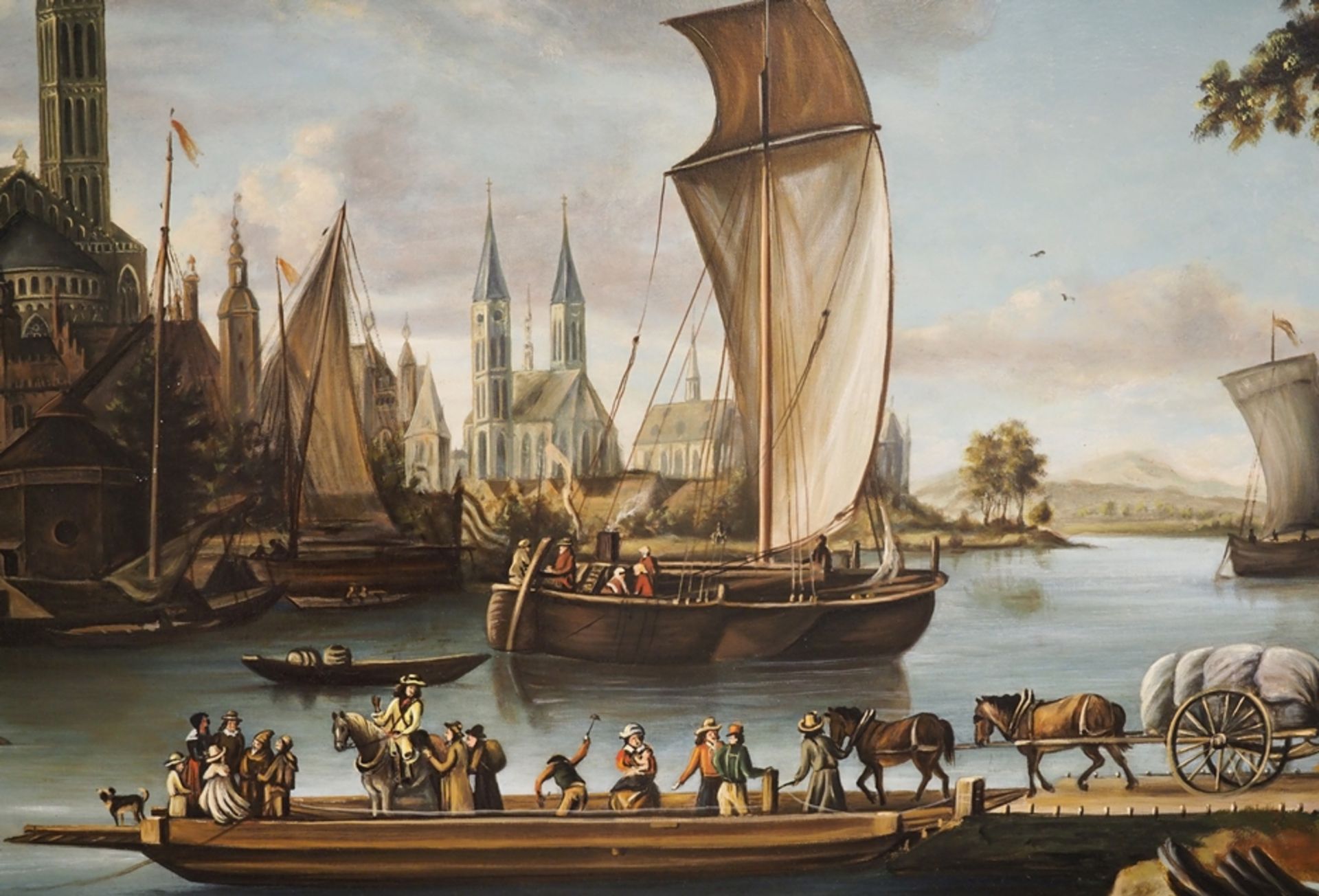 Thomson, Robert (1635-1708): Ansicht des Doms zu Speyer, nach Abraham Storck. - Image 2 of 4