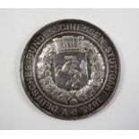 Württemberg: Medaille auf das Deutsche Bundesschiessen Stuttgart 1875.