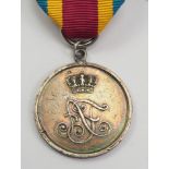 Mecklenburg-Strelitz: Silberne Verdienstmedaille.