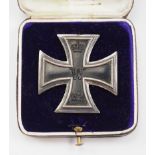 Preussen: Eisernes Kreuz, 1914, 1. Klasse, im Etui - Fr.