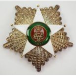 Italien: Kolonial-Orden des Sterns von Italien, Großkreuz Stern.