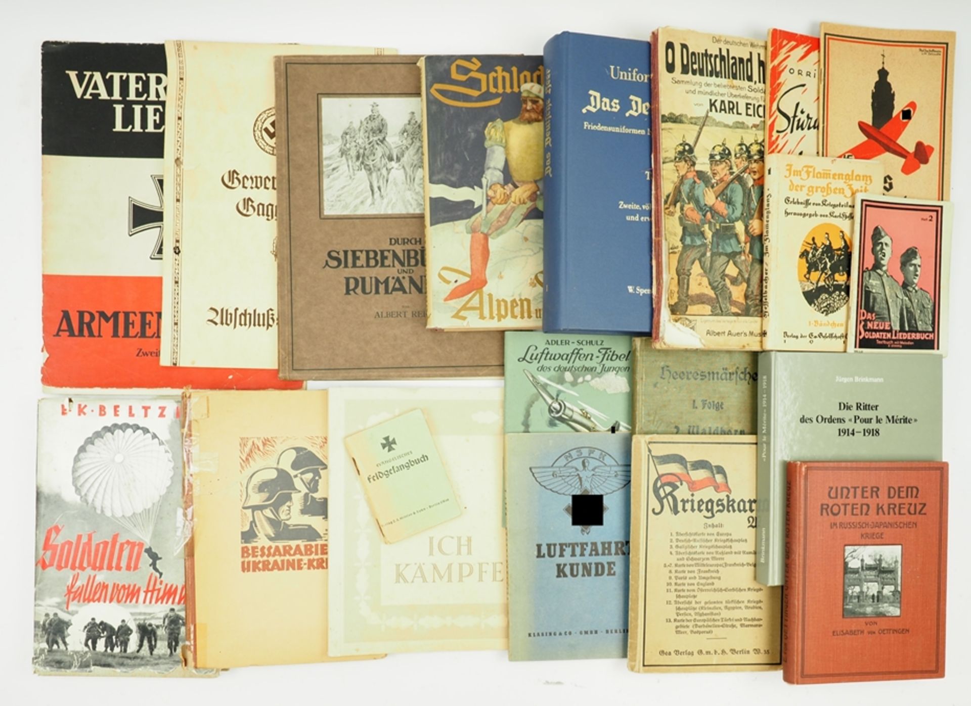 1. und 2. Weltkrieg: Lot Literatur.