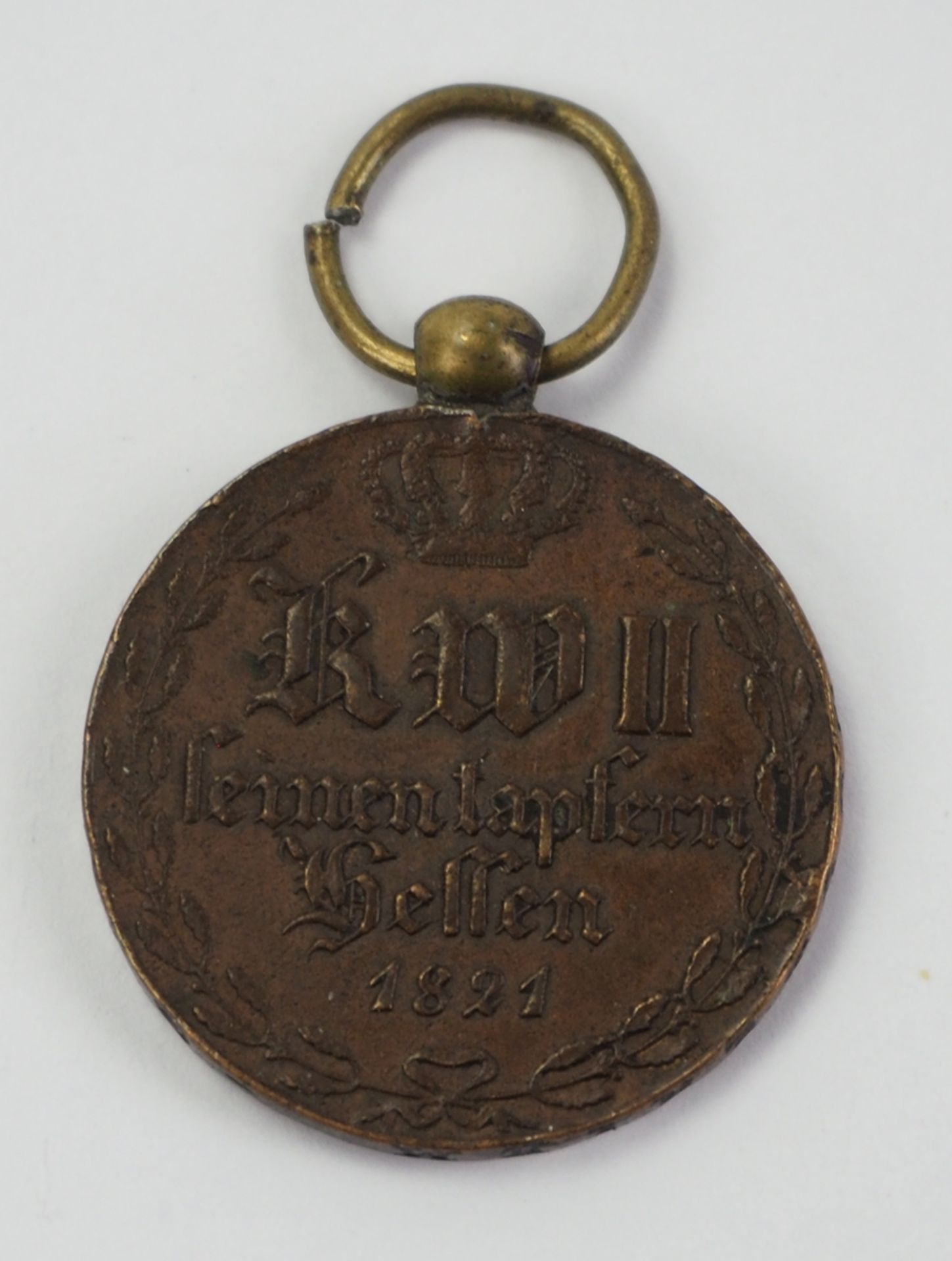 Hessen-Kassel: Kriegsdenkmünze 1814/1815, für Kämpfer. - Bild 2 aus 2