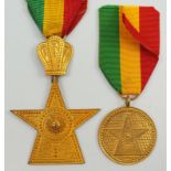 Äthiopien: Orden des Sterns von Äthiopien, Ritterkreuz und Verdienstmedaille.