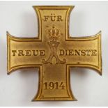 Schaumburg-Lippe: Kreuz für treue Dienste, Steckkreuz.