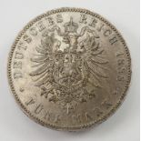 Preussen: 5 Mark, 1888 - Wilhelm II.