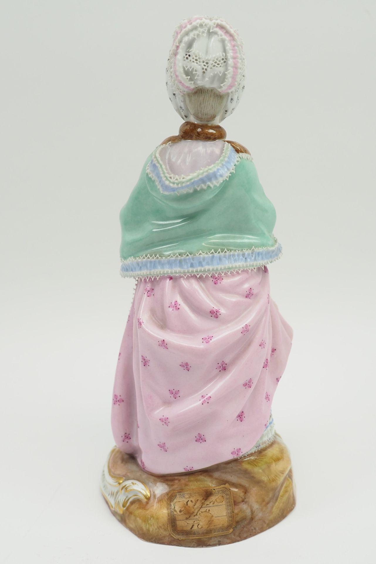 Meissen: Rokoko-Dame, um 1820/40. - Image 3 of 7