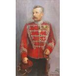Preussen: Gemälde des Oberst Eugen von Homeyer, Regimentskommandeur des Husaren-Regiment „Fürst Blü