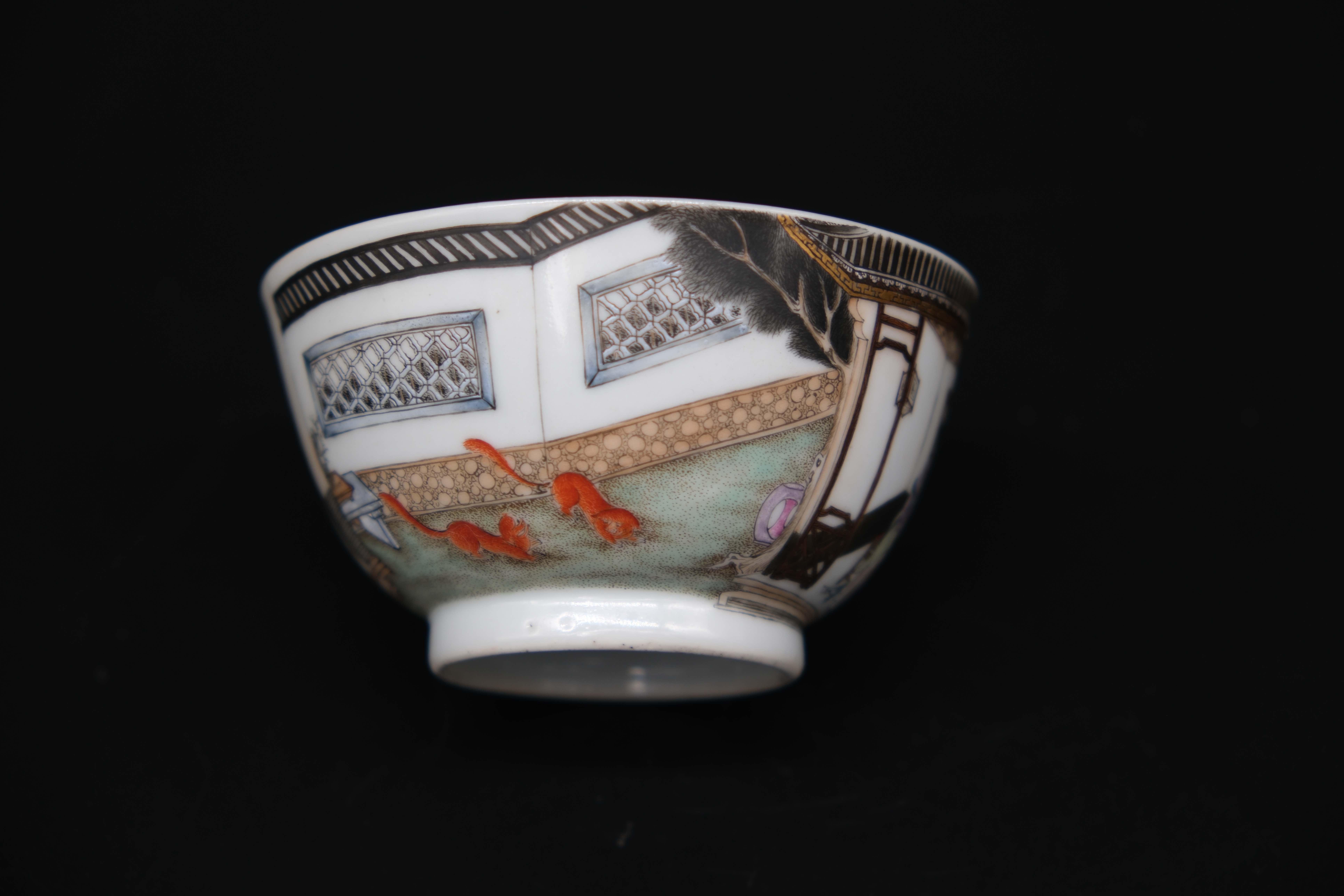 A Group of 'famille rose' Cups and saucers, Yongzheng/Qianlong, including three cups and saucers - Image 11 of 33