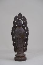 A Japanese Iron Buddha, Meiji period