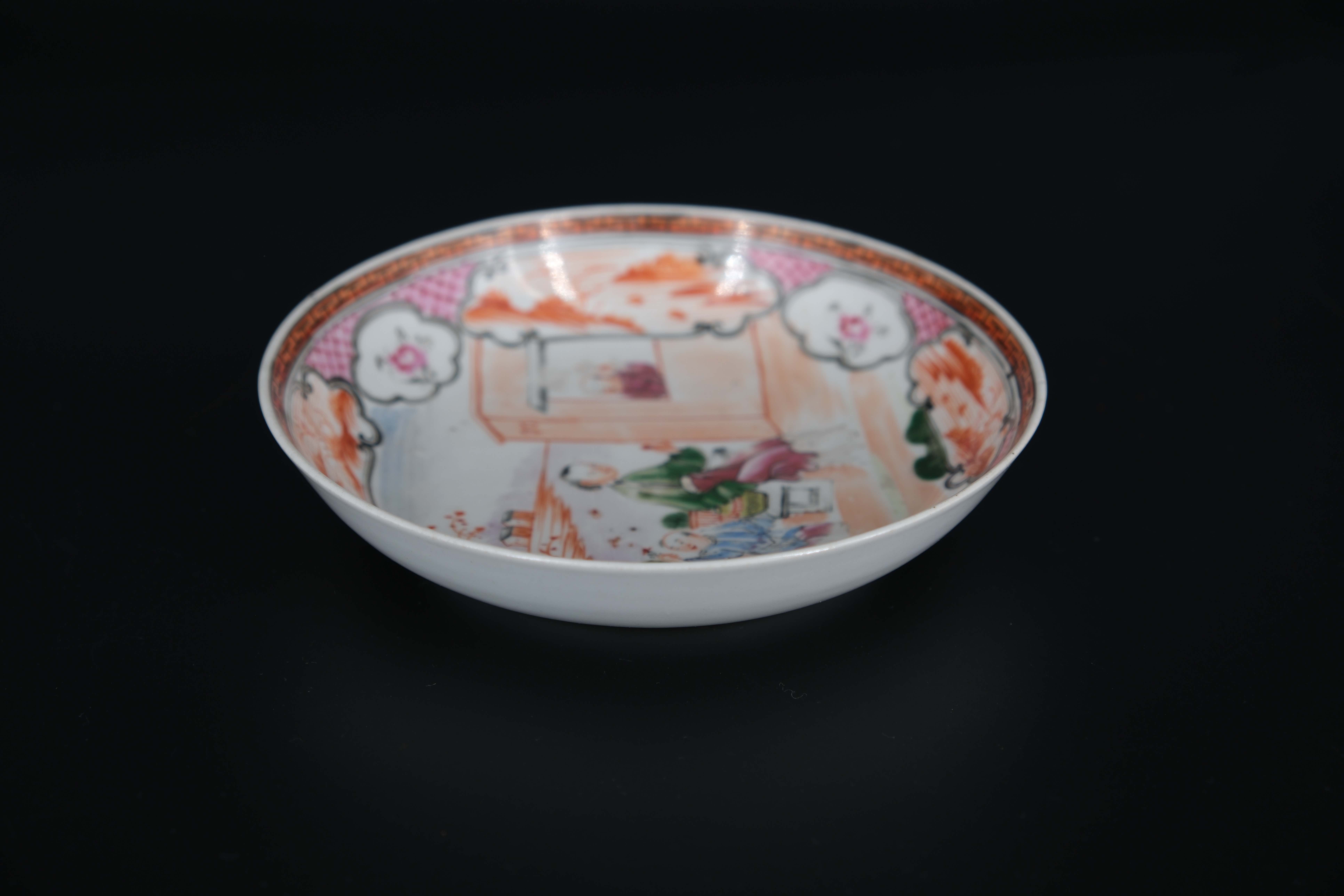 A Group of 'famille rose' Cups and saucers, Yongzheng/Qianlong, including three cups and saucers - Image 10 of 33