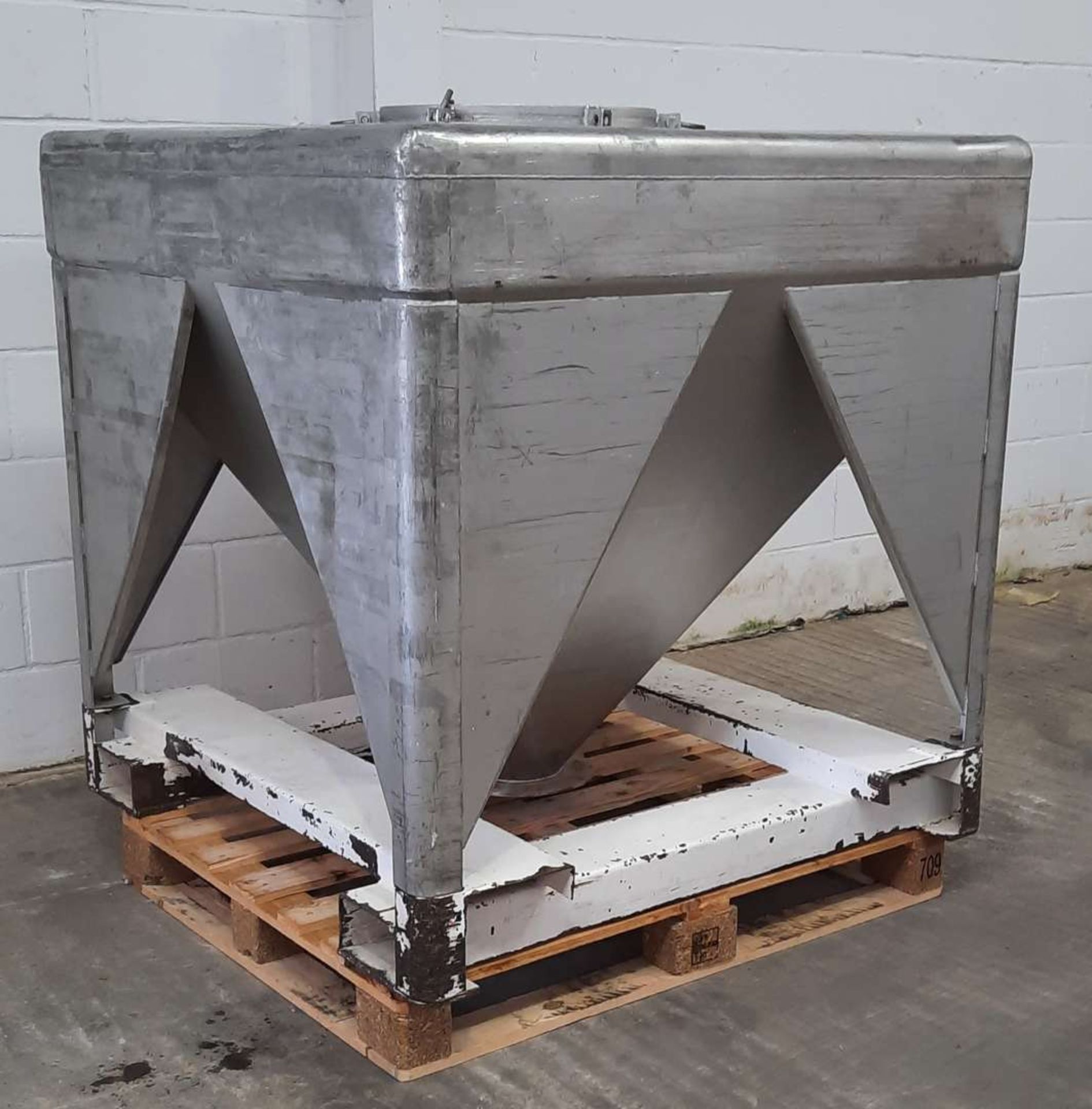 Conical Metal Storage Vessel - Image 2 of 4