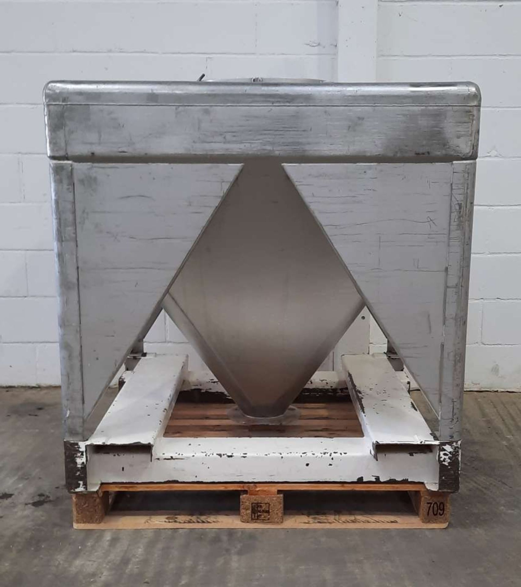 Conical Metal Storage Vessel