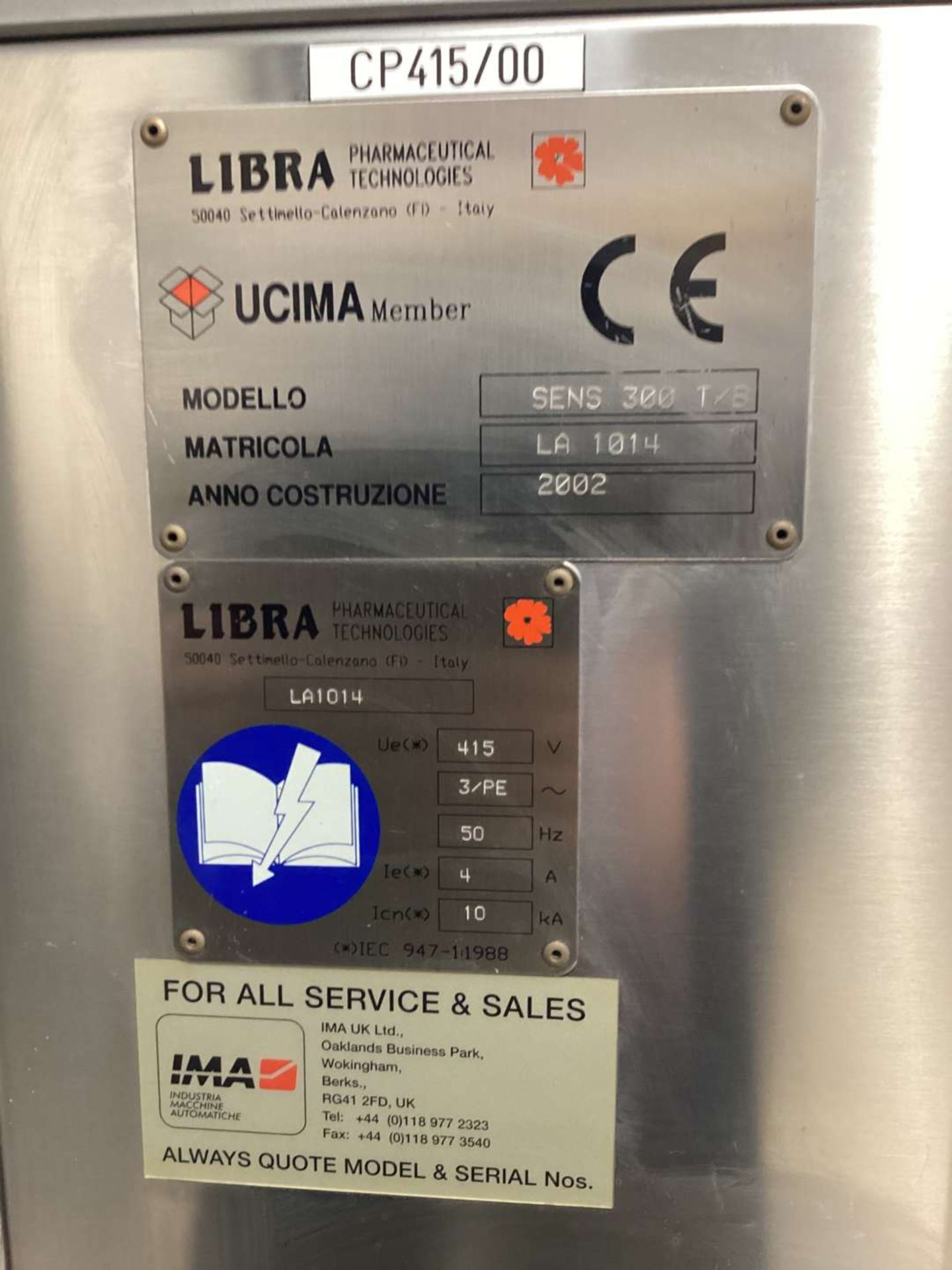 Libra Pharmaceutical Technologies SENS 300 T/B Labeller - Image 5 of 9