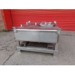 BCD 400 LITRE WORKING CAPACITY 582 LITRE TOTAL CAPACITY STAINLESS STEEL IBC