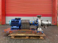 KSB model CPK-R 125-315 stainless steel centrifugal pump