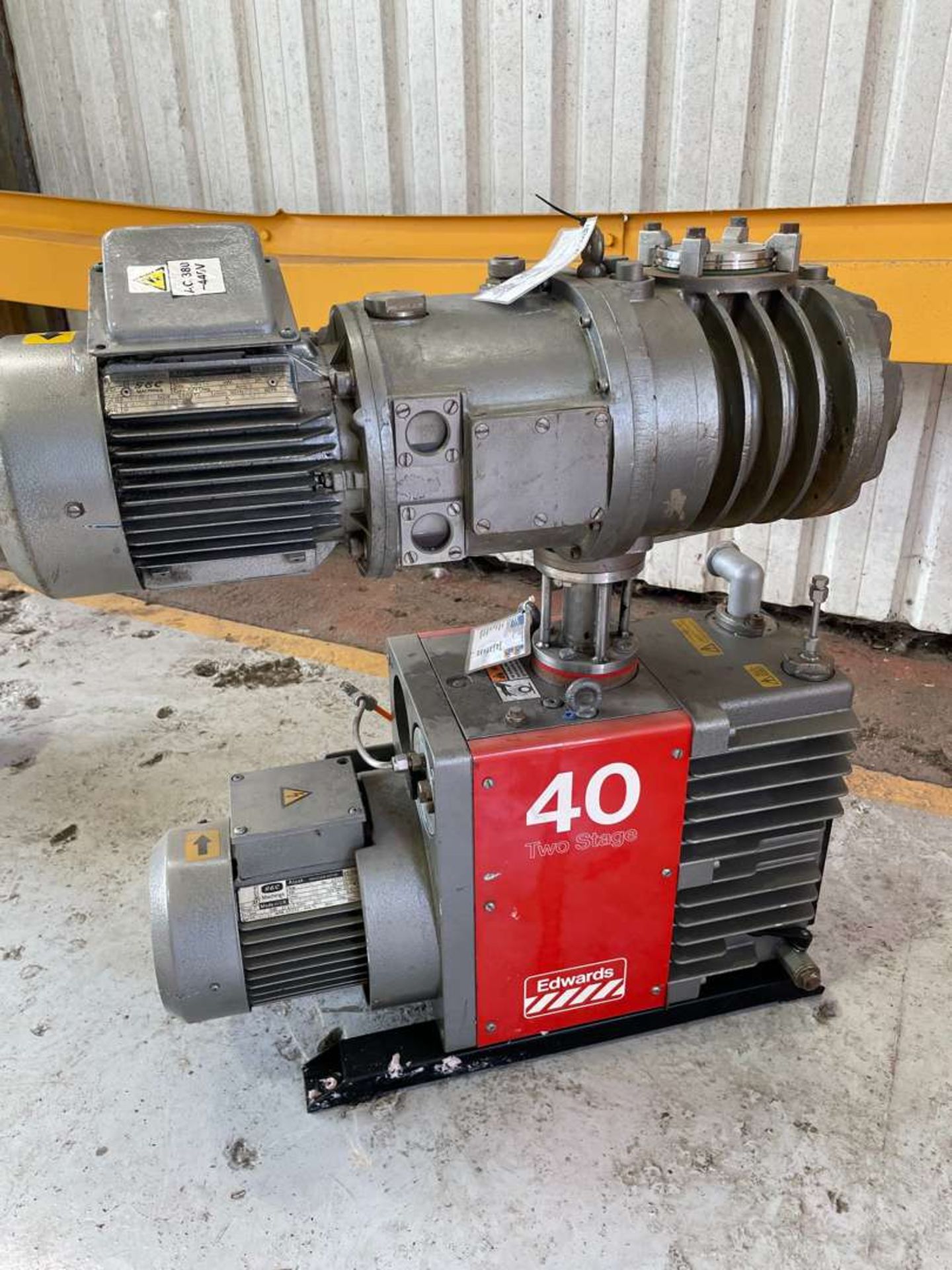 Edwards Model E2M80 2 stage vacuum pump