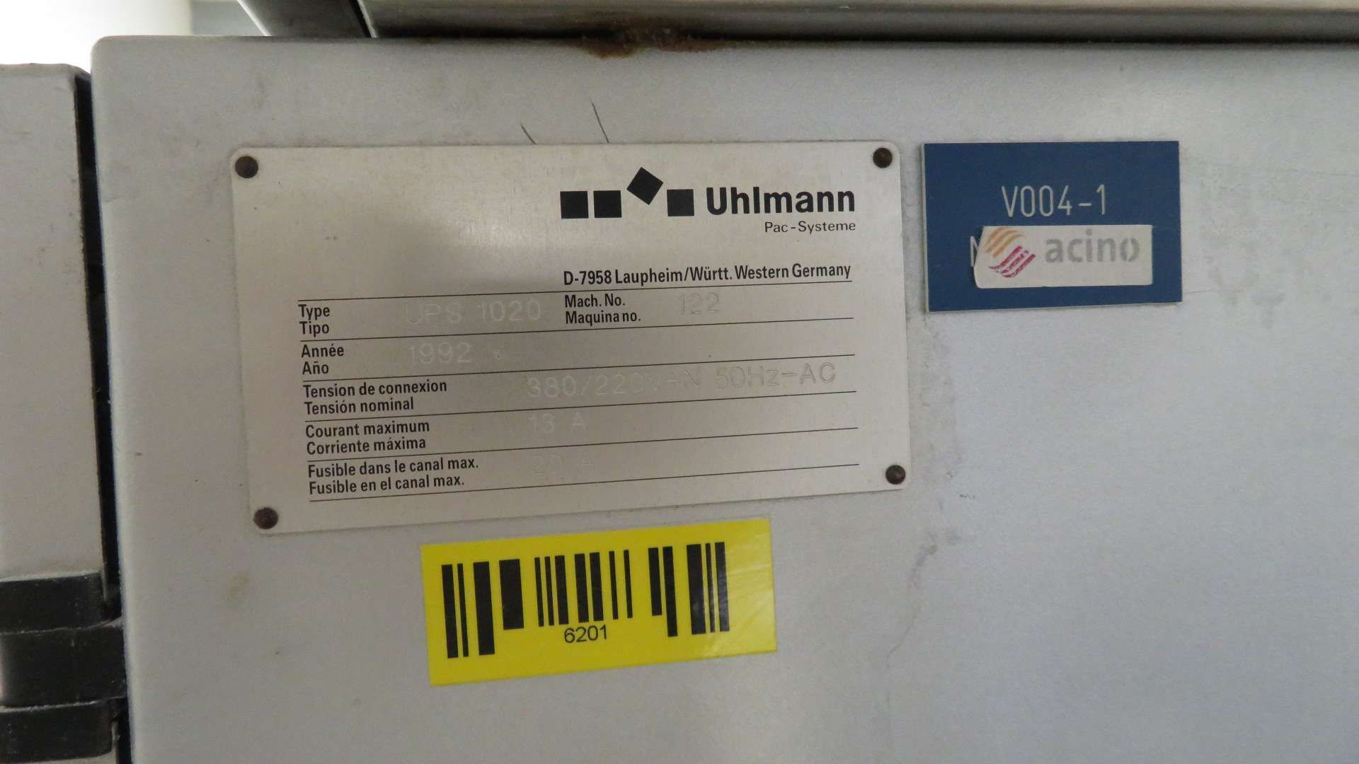 Uhlmann Blister Line with Uhlmann UPS1020 blister packer - Image 7 of 20