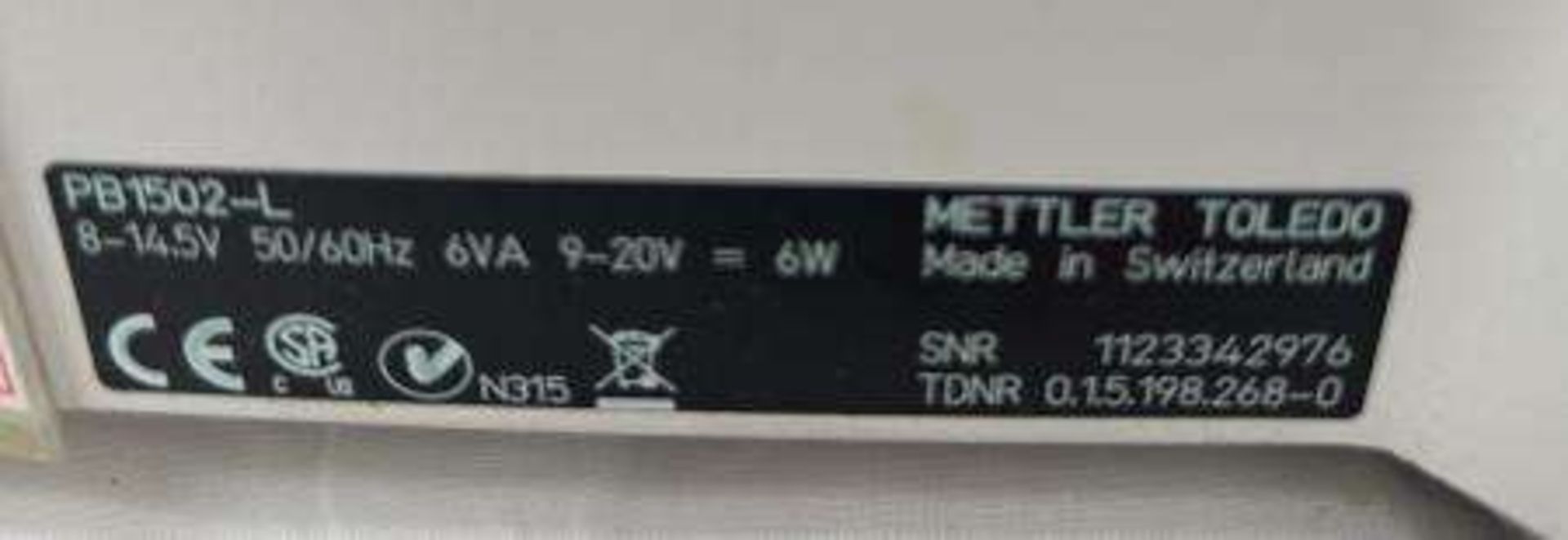 Mettler Toledo PB1502-L Balance - Image 2 of 5