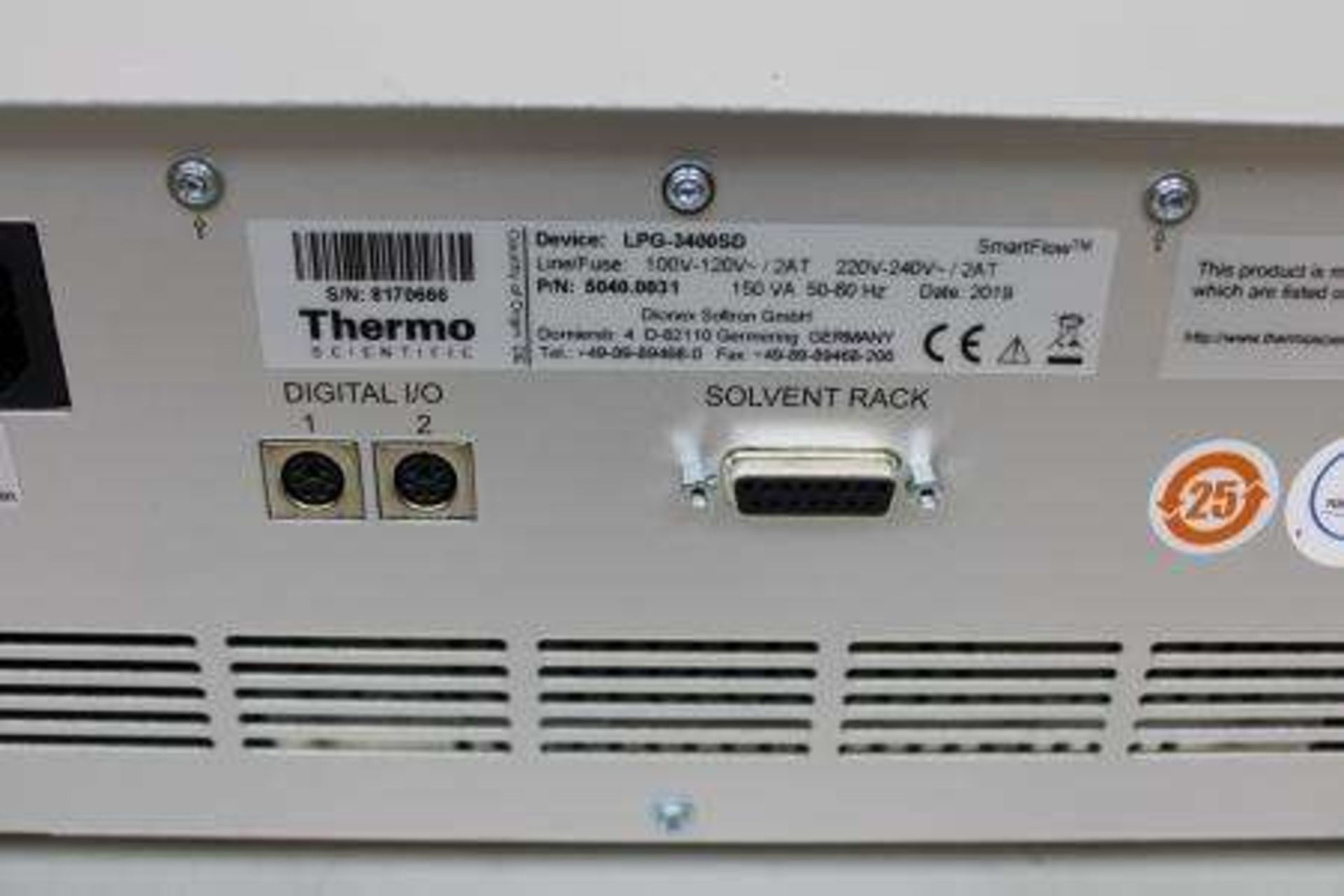 Thermo Dionex LPG-3400SD pump - Image 6 of 6