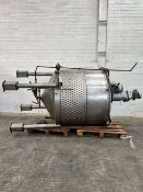 2500 appx Litre Jacketed Stainless Steel 2-Way Mixing Vessel