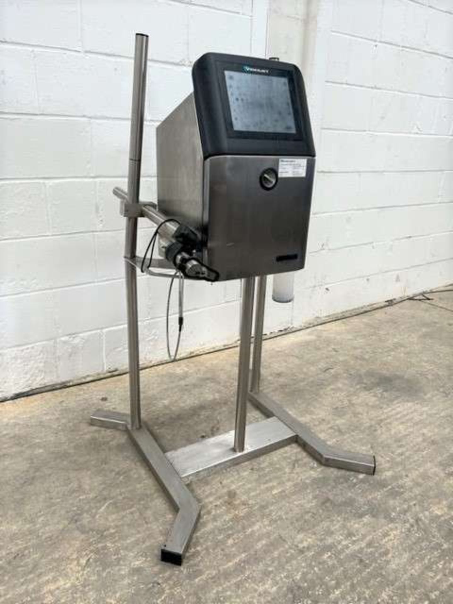 Videojet 1860 Continuous Inkjet Printer with Stand - Image 2 of 6